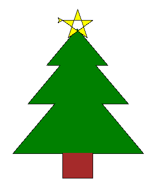 Tree with star